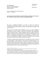 Statement by Professor Mihály Simai, Director of Advanced International Economic and Business Studies, Budapest, session 3