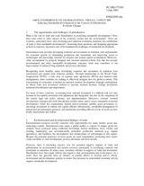 Statement by Evelynne Change, Advisor on Trade Matters, Economics and Trade Branch, UNEP, session 3