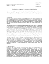 Extract from OECD report by Marco Mira d'Ercole: Building Sustainable Societies - The Role of Social Protection, Organisation for Economic Co-operation and Development, France