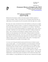 Statement by the Permanent Mission of Ireland to the OSCE, session 3