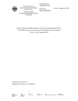 Speech by Kerstin Müller, Minister of State at the Federal Foreign Office of Germany