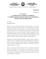 Statement by the Delegation of the Republic of Azerbaijan, session 2