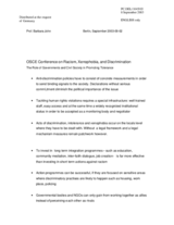 Statement by Professor Barbara John, delegation of Germany, session 2