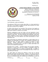 Introductory remarks by Lieutenant Governor Michael S. Steele, delegation of the United States, session 3