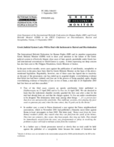 Joint statement by the International Helsinki Federation for Human Rights (IHF) and Greek Helsinki Monitor (GHM)