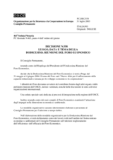 Permanent Council Decision No. 558 (it)