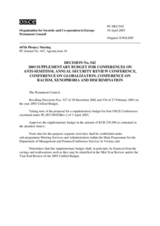 Permanent Council Decision No. 542