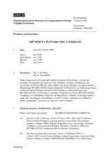 Journal of the 440th Plenary Meeting of the Permanent Council (it)