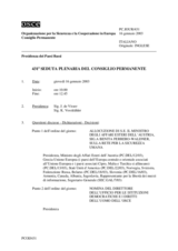 Journal of the 431st Plenary Meeting of the Permanent Council (it)