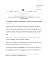 Address by the Secretary-General of the United Nations, Ban Ki-moon