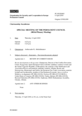 Journal of the 803rd Special Plenary Meeting of the Permanent Council