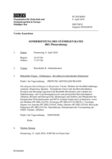 Journal of the 803rd Special Plenary Meeting of the Permanent Council (de)