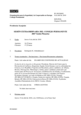 Journal of the 803rd Special Plenary Meeting of the Permanent Council (es)