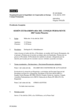 Journal of the 804th Special Plenary Meeting of the Permanent Council (es)