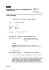 Journal of the 805th Plenary Meeting of the Permanent Council (it)