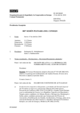 Journal of the 805th Plenary Meeting of the Permanent Council (es)