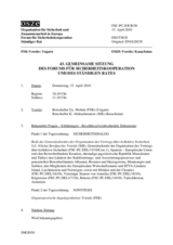 Journal of the 43rd Joint Meeting of the Forum for Security Co-operation and the Permanent Council (de)