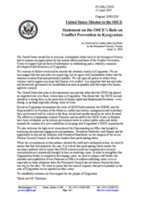 Statement by the Delegation of the United States on recent developments in Kyrgyzstan and visit of the Chairperson-in-Office to Bishkek on 20 April 2010