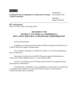 Permanent Council Decision No. 938 (es)