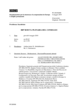 Journal of the 808th Plenary Meeting of the Permanent Council (it)