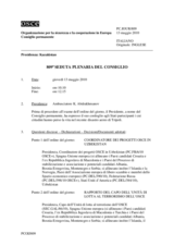 Journal of the 809th Plenary Meeting of the Permanent Council (it)