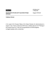 Statement by the Delegation of the Russian Federation in response to the report by the Head of the OSCE Centre in Bishkek, Ambassador Andrew Tesoriere (ru)