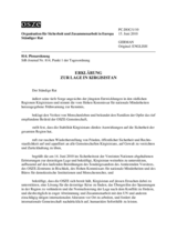 Permanent Council Statement No. 1/10 (de)