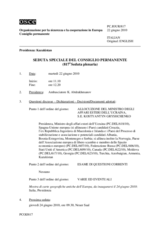 Journal of the 817th Special Plenary Meeting of the Permanent Council (it)