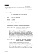 Journal of the 818th Special Plenary Meeting of the Permanent Council (es)