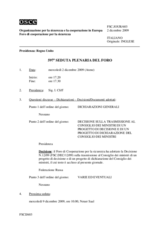 Journal of the 597th Plenary Meeting of the Forum for Security Co-operation