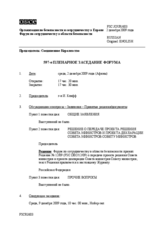 Journal of the 597th Plenary Meeting of the Forum for Security Co-operation