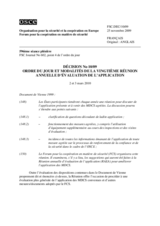 Forum for Security Co-operation Decision No. 10/09