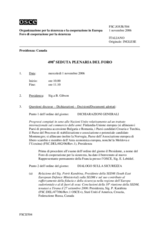 Journal of the 498th Plenary Meeting of the Forum for Security Co-operation (it)