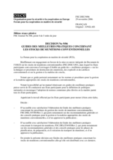 Forum for Security Co-operation Decision No.9/06 (fr)