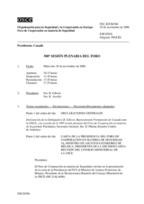 Journal of the 500th Plenary Meeting of the Forum for Security Co-operation (es)