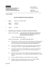 Journal of the 502th Plenary Meeting of the Forum for Security Co-operation (de)