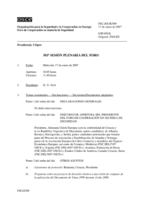 Journal of the 503th Plenary Meeting of the Forum for Security Co-operation (es)