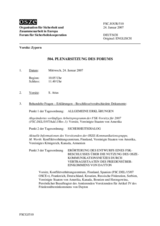 Journal of the 504th Plenary Meeting of the Forum for Security Co-operation (de)