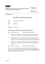 Journal of the 508th Plenary Meeting of the Forum for Security Co-operation (it)