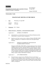 Journal of the 512th Plenary Meeting of the Forum for Security Co-operation