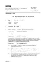 Journal of the 515th Plenary Meeting of the Forum for Security Co-operation