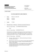 Journal of the 515th Plenary Meeting of the Forum for Security Co-operation (de)