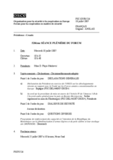 Journal of the 520th Plenary Meeting of the Forum for Security Cooperation (fr)