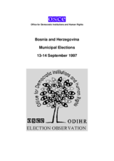 Bosnia and Herzegovina, Municipal Elections, 13-14 September 1997: Final Report