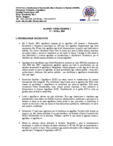 Interim Report No. 1 on the parliamentary election in Albania on 3 July 2005 (sq)
