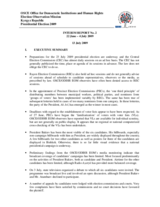 Kyrgyzstan, Presidential Election, 23 July 2009: Interim Report No. 2
