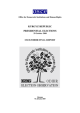 Kyrgyzstan, Presidential Election, 29 October 2000: Final Report