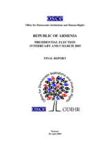 Armenia, Presidential Election, 19 February and 5 March 2003: Final Report