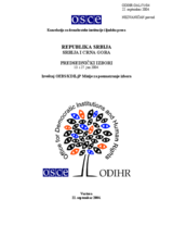 Srbija, Predsednički izbori, 13. i 27. jun 2004.: Završni izveštaj
