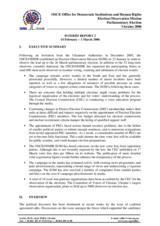 Ukraine, Parliamentary Elections, 26 March 2006: Interim Report No. 2
